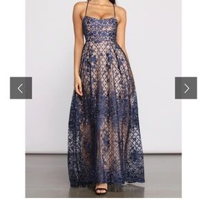 NEW-PLEATED BALL GOWN